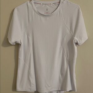 Spyder White Short Sleeve Tee